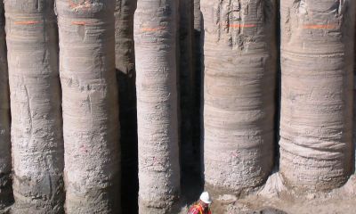 Deep soil mixing